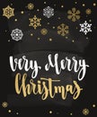 Very Merry Christmas. Royalty Free Stock Photo