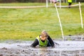 A very muddy cross country run in Croxteth Hall Park in Liverpool, Merseyside