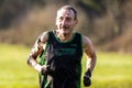 A very muddy cross country run in Croxteth Hall Park in Liverpool, Merseyside