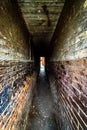 A very narrow brick tunnel in northampton uk