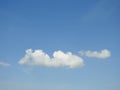 Very nice cloud in a blue sky in switzerland Royalty Free Stock Photo