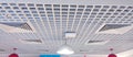 Very nice designed interior ceiling. Royalty Free Stock Photo
