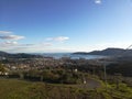 Very nice view of the gulf of la spezia italy Royalty Free Stock Photo