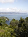 very nice view of la spezia gulf take from a hill Royalty Free Stock Photo