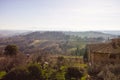 very nice view of tuscany meadow