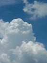 Picture of the world's best white cloud of India. Royalty Free Stock Photo
