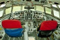 Old aircraft cockpit Royalty Free Stock Photo
