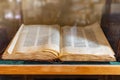 Holy Bible in Amharic language Royalty Free Stock Photo