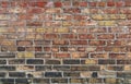 Photo of an old brick wall.