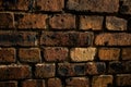 Very old bricks wall texture Royalty Free Stock Photo