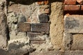 Very old brickwork Royalty Free Stock Photo