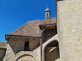 The very old castle of Joux Royalty Free Stock Photo