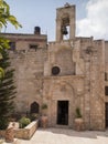 Very old Christian church at Burqin Arab territories in Palestine Royalty Free Stock Photo