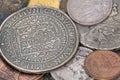 Very old coins Royalty Free Stock Photo