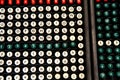 Very old computer keyaboard background Royalty Free Stock Photo