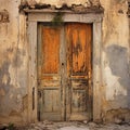 Very old door Royalty Free Stock Photo