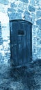 Very old door in old German town