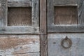 Very old door in the Sassi of Matera Royalty Free Stock Photo