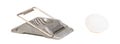 Very old egg cutter isolated Royalty Free Stock Photo