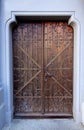 Unique Elvish Medieval Decorated Door Royalty Free Stock Photo