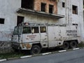 Very old firefighter truck