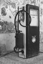 Very old fuel pump supply Royalty Free Stock Photo