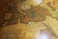 very old globe map Royalty Free Stock Photo