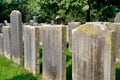 Very old graves on cemetery