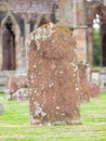 Very old gravestone in the cemetery