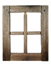 Very old grunged wooden window Royalty Free Stock Photo