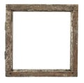 Very old grunged wooden window frame