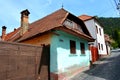 Very old house in the cvartal Schei of Brasov Royalty Free Stock Photo