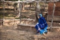 Very old indian villager woman Royalty Free Stock Photo