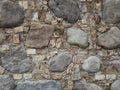 Very old masonry wall Royalty Free Stock Photo