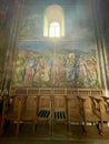 Raca monastery interior in Serbia