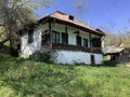 a very old peasant house that awaits its visitors Royalty Free Stock Photo