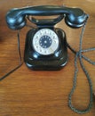 very old phone machine Royalty Free Stock Photo