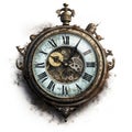 a very old pocket watch Royalty Free Stock Photo