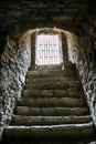 very old prison window Royalty Free Stock Photo