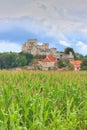Very old Rabi castle in Czech republic Royalty Free Stock Photo