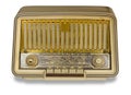 Very Old Radio. Vintage radio Royalty Free Stock Photo