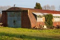 Old red dutch barn Royalty Free Stock Photo