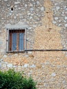 Very Old Rock House Wall, Galaxidi, Greece Royalty Free Stock Photo