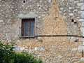 Very Old Rock House Wall, Galaxidi, Greece Royalty Free Stock Photo