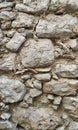 Very old stone wall texture, architectural background Royalty Free Stock Photo