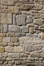 Very old stone wall texture, Carcassonne, France Royalty Free Stock Photo