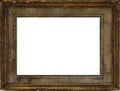 Very old vintage wooden frame Royalty Free Stock Photo