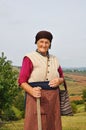 Very old woman with expression on her face Royalty Free Stock Photo