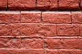 Very old, worn out red brick wall texture, background Royalty Free Stock Photo