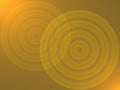 Artistic and creative background, art, wallpaper, concentric circles overlapping under metallic copper surface, abstract art